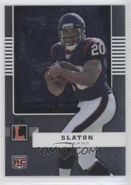 2008 Topps Letterman - [Base] #72 - Steve Slaton /419