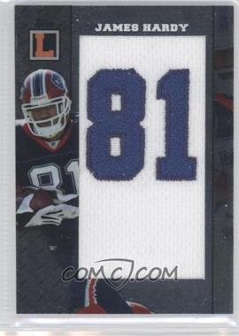 2008 Topps Letterman - Jersey Number Patch #JNP-JH - James Hardy /25