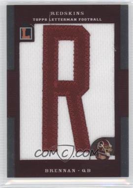 2008 Topps Letterman - Letterman Patch #LP-CB - Colt Brennan /9