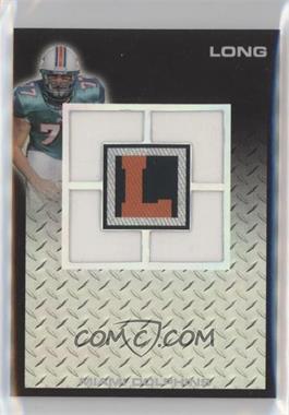 2008 Topps Letterman - Quad Patch - Refractor #AQP-JL - Jake Long /5