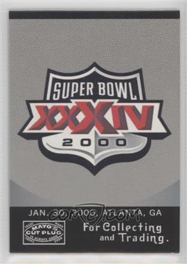 2008 Topps Mayo - Super Bowl Logo History #SB34-B - Super Bowl XXXIV Logo