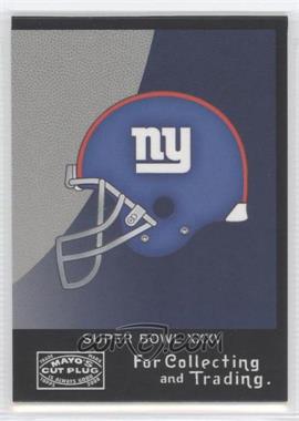 2008 Topps Mayo - Super Bowl Logo History #SB35-C - New York Giants Team