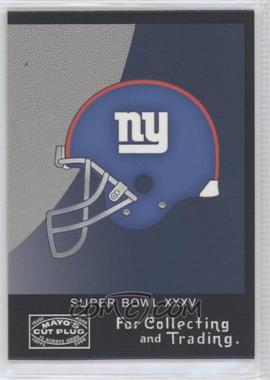 2008 Topps Mayo - Super Bowl Logo History #SB35-C - New York Giants Team