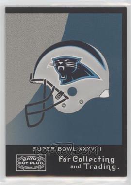 2008 Topps Mayo - Super Bowl Logo History #SB38-C - Carolina Panthers Team