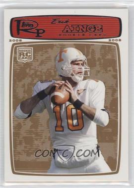 2008 Topps Rookie Progression - [Base] - Bronze #182 - Erik Ainge /389