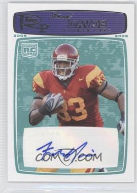 2008 Topps Rookie Progression - [Base] - Rookie Autographs Blue #205 - Fred Davis /999