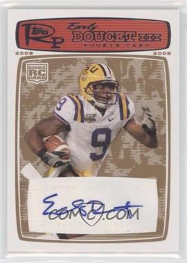 2008 Topps Rookie Progression - [Base] - Rookie Autographs Red Bronze #184 - Early Doucet III /35