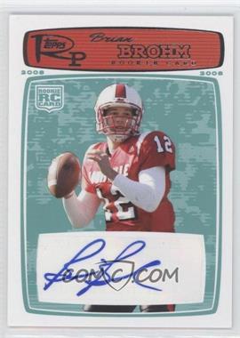 2008 Topps Rookie Progression - [Base] - Rookie Autographs Red #170 - Brian Brohm /79