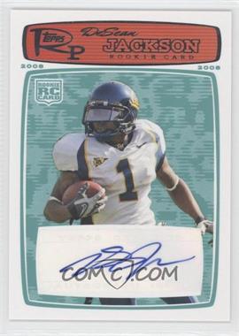 2008 Topps Rookie Progression - [Base] - Rookie Autographs Red #178 - DeSean Jackson /79