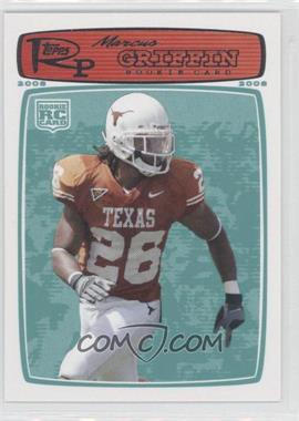 2008 Topps Rookie Progression - [Base] #110 - Marcus Griffin