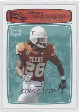 2008 Topps Rookie Progression - [Base] #110 - Marcus Griffin