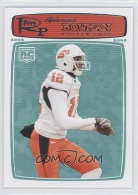 2008 Topps Rookie Progression - [Base] #166 - Adarius Bowman