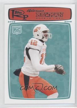 2008 Topps Rookie Progression - [Base] #166 - Adarius Bowman