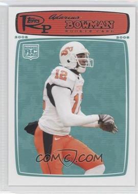 2008 Topps Rookie Progression - [Base] #166 - Adarius Bowman