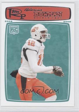 2008 Topps Rookie Progression - [Base] #166 - Adarius Bowman