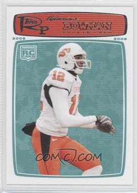 2008 Topps Rookie Progression - [Base] #166 - Adarius Bowman