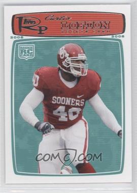 2008 Topps Rookie Progression - [Base] #175 - Curtis Lofton