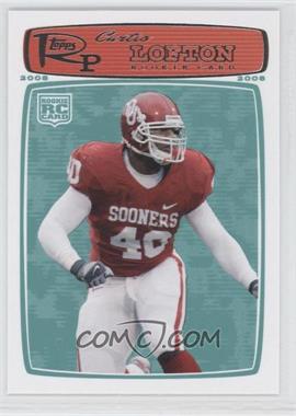 2008 Topps Rookie Progression - [Base] #175 - Curtis Lofton