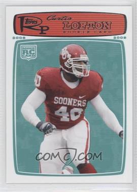 2008 Topps Rookie Progression - [Base] #175 - Curtis Lofton