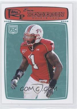 2008 Topps Rookie Progression - [Base] #185 - Erin Henderson