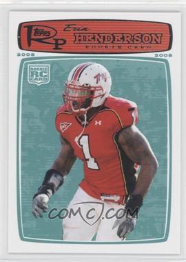 2008 Topps Rookie Progression - [Base] #185 - Erin Henderson