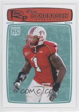 2008 Topps Rookie Progression - [Base] #185 - Erin Henderson