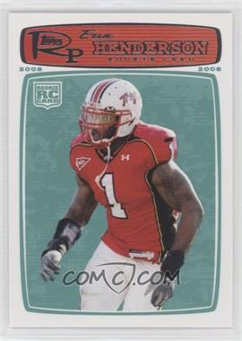 2008 Topps Rookie Progression - [Base] #185 - Erin Henderson