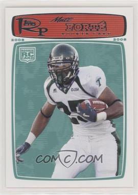 2008 Topps Rookie Progression - [Base] #219 - Matt Forte