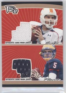 2008 Topps Rookie Progression - Dual Jersey Relics - Bronze #PDR-AF - Joe Flacco, Erik Ainge /99