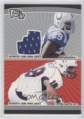 2008 Topps Rookie Progression - Dual Jersey Relics - Silver #PDR-AH - Joseph Addai, Jacob Hester /50