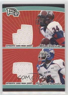 2008 Topps Rookie Progression - Dual Jersey Relics #PDR-MR - Dominique Rodgers-Cromartie, Leodis McKelvin