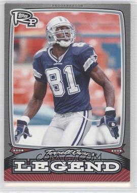 2008 Topps Rookie Progression - Legends - Platinum #PL-TO - Terrell Owens /50