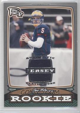 2008 Topps Rookie Progression - Rookies - Bronze Jerseys #PR-JF - Joe Flacco /299