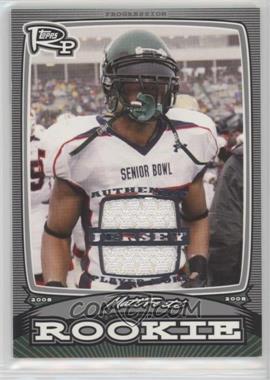 2008 Topps Rookie Progression - Rookies - Silver Jerseys #PR-MF - Matt Forte /199