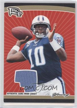 2008 Topps Rookie Progression - Single Jersey Relics - Gold #PSR-VY - Vince Young /99