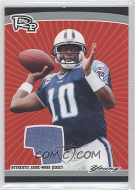2008 Topps Rookie Progression - Single Jersey Relics - Platinum #PSR-VY - Vince Young /25