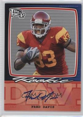 2008 Topps Rookie Progression - Single Signatures - Silver #PSS-FD - Fred Davis /20