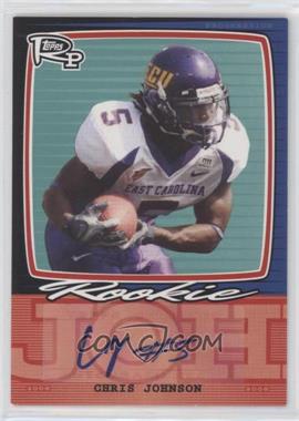 2008 Topps Rookie Progression - Single Signatures #PSS-CJ - Chris Johnson