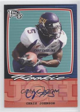 2008 Topps Rookie Progression - Single Signatures #PSS-CJ - Chris Johnson