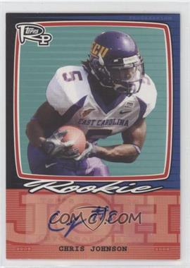 2008 Topps Rookie Progression - Single Signatures #PSS-CJ - Chris Johnson