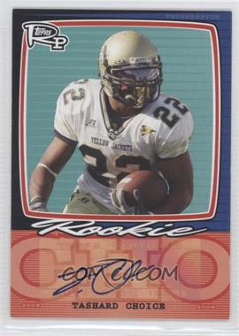 2008 Topps Rookie Progression - Single Signatures #PSS-TC - Tashard Choice