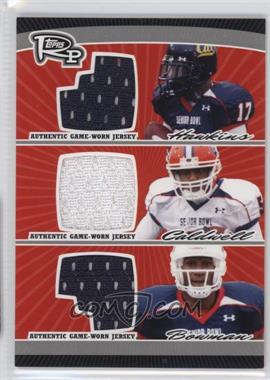 2008 Topps Rookie Progression - Triple Jersey Relics - Silver #PTR-HCB - Lavelle Hawkins, Andre Caldwell, Adarius Bowman /50