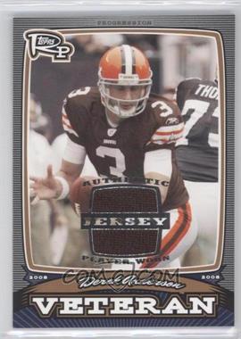 2008 Topps Rookie Progression - Veterans - Bronze Jerseys #PV-DA - Derek Anderson /299