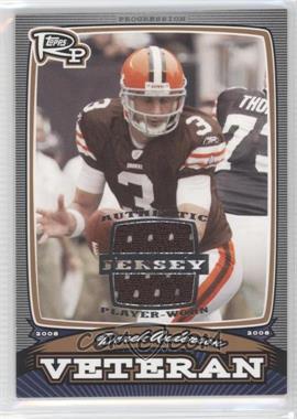 2008 Topps Rookie Progression - Veterans - Bronze Jerseys #PV-DA - Derek Anderson /299