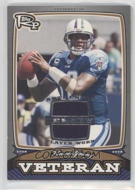 2008 Topps Rookie Progression - Veterans - Bronze Jerseys #PV-VY - Vince Young /299