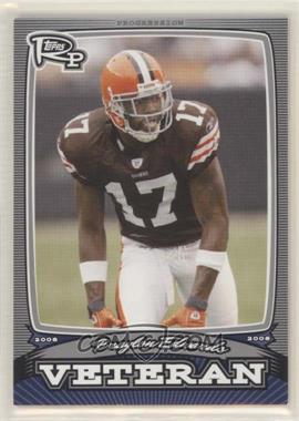 2008 Topps Rookie Progression - Veterans - Silver #PV-BE - Braylon Edwards /299