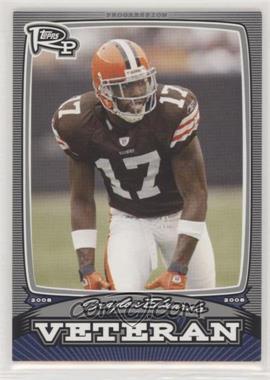 2008 Topps Rookie Progression - Veterans - Silver #PV-BE - Braylon Edwards /299