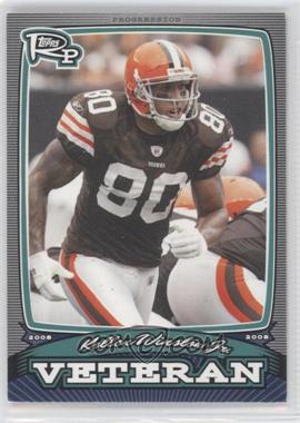 2008 Topps Rookie Progression - Veterans #PV-KW - Kellen Winslow Jr.