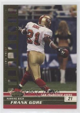 2008 Topps Stadium Club - [Base] - Photographer's Proof Gold #21 - Frank Gore /50