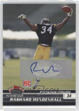 2008 Topps Stadium Club - [Base] - Rookie Autographs #112 - Rashard Mendenhall